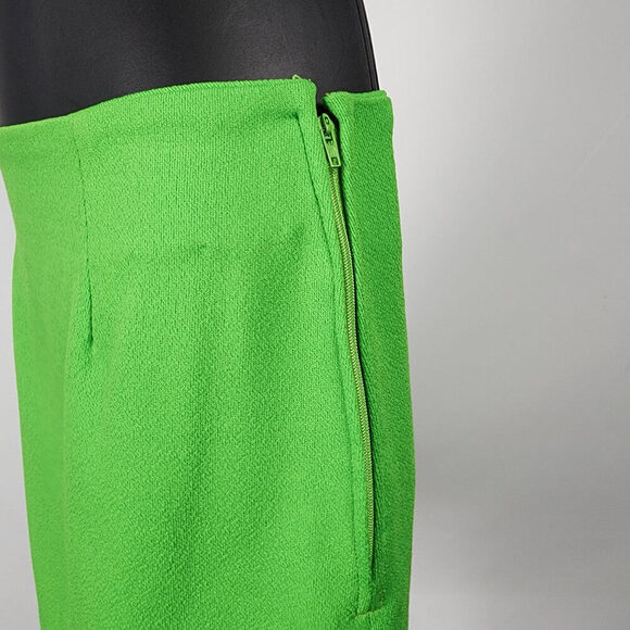 Vintage Handmade Lime Green Mini Skirt Size XS - Picture 4 of 6